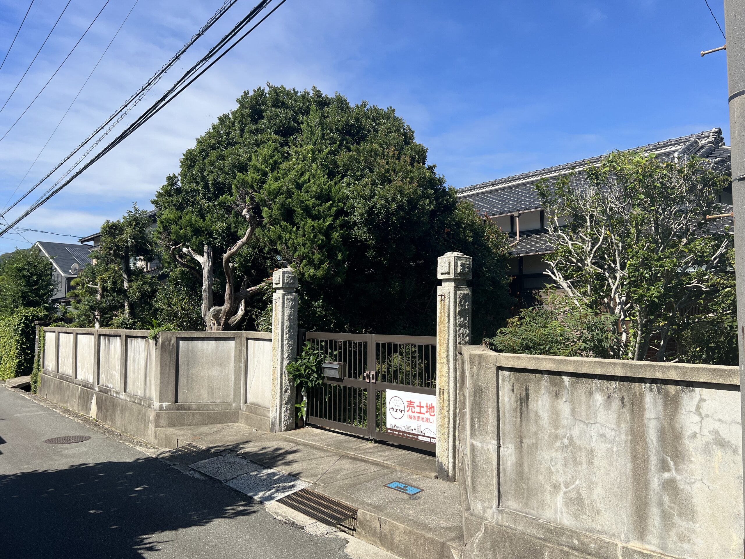 東三田尻　売土地（解体更地渡し）誠英高校南側