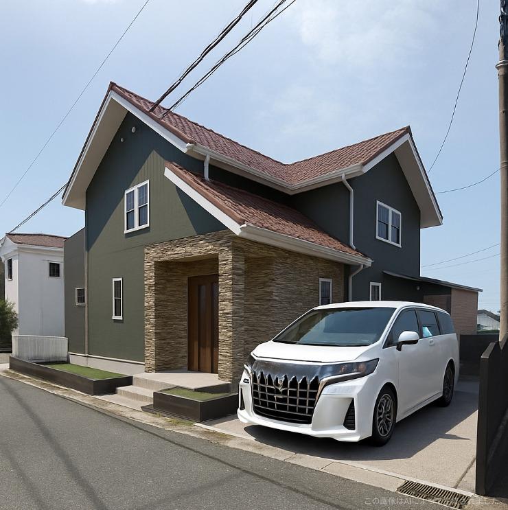 無垢と漆喰の家♪駐車5台可能！ウッドデッキ付き